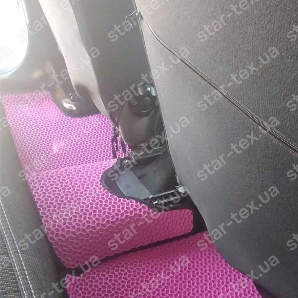 Комплект ковриков в салон на Dacia Sandero I (2008 - 2012) EVA/Ромб Черный/Черный 16263-01-21-41 фото 10