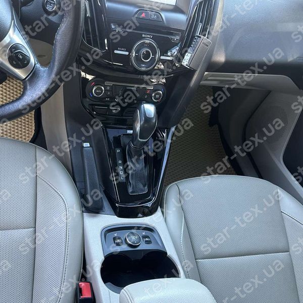 Комплект ковриков в салон на Ford Focus EV (2011 - 2018) EVA/Ромб Черный/Черный 13517-01-21-41 фото 4
