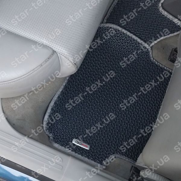 Комплект ковриков EVA/Ромб в салон на Audi A6 C6 (2004 - 2008) седан Черный/Черный 10095-01-21-41 фото 3