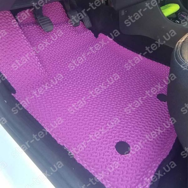 Комплект ковриков в салон на Dacia Sandero I (2008 - 2012) EVA/Ромб Черный/Черный 16263-01-21-41 фото 5