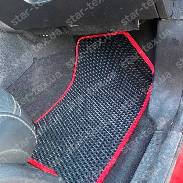 Комплект килимків до салону на Dodge Journey (2008 - 2020) EVA/Ромб Чорний/Чорний 10616-01-21-41 зображення 3