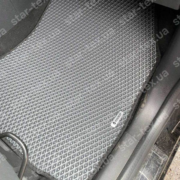 Комплект килимків до салону на Renault Grand Scenic III (2009 - 2015) EVA/Ромб Чорний/Чорний 13939-01-21-41 зображення 3