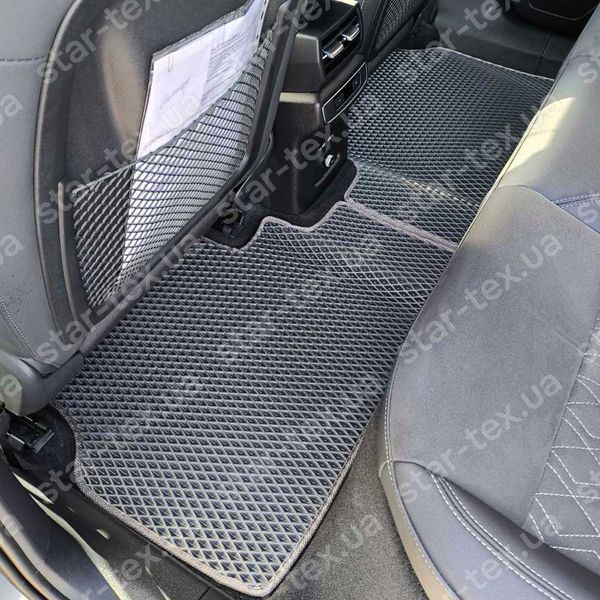Комплект ковриков в салон на Audi Q4 E-Tron EV (2021 - ) EVA/Ромб Черный/Черный 14092-01-21-41 фото 7