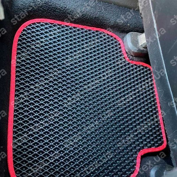 Комплект килимків до салону на Dodge Journey (2008 - 2020) EVA/Ромб Чорний/Чорний 10616-01-21-41 зображення 6