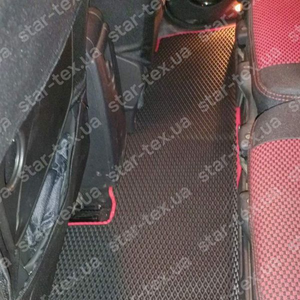 Комплект килимків до салону на Renault Grand Scenic III (2009 - 2015) EVA/Ромб Чорний/Чорний 13939-01-21-41 зображення 33