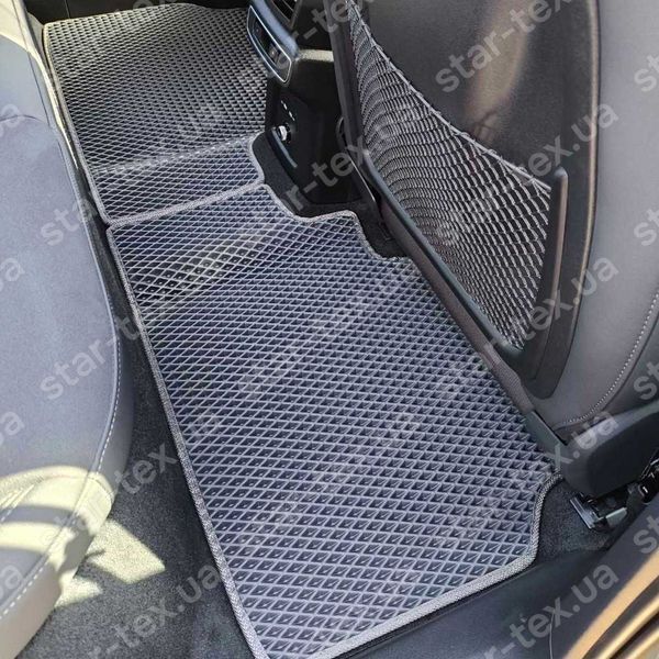 Комплект ковриков в салон на Audi Q4 E-Tron EV (2021 - ) EVA/Ромб Черный/Черный 14092-01-21-41 фото 8
