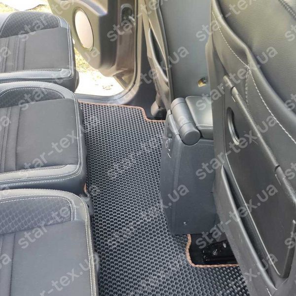 Комплект килимків до салону на Renault Grand Scenic III (2009 - 2015) EVA/Ромб Чорний/Чорний 13939-01-21-41 зображення 26
