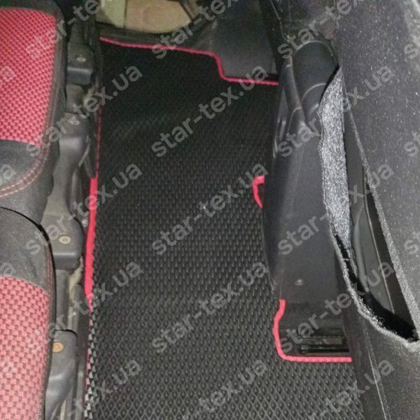 Комплект килимків до салону на Renault Grand Scenic III (2009 - 2015) EVA/Ромб Чорний/Чорний 13939-01-21-41 зображення 30