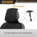 Накидки на сиденья универсальные Чёрные Лён Gearo Linen 4 шт (GE0703BK-F) GE0703BK-F фото 4