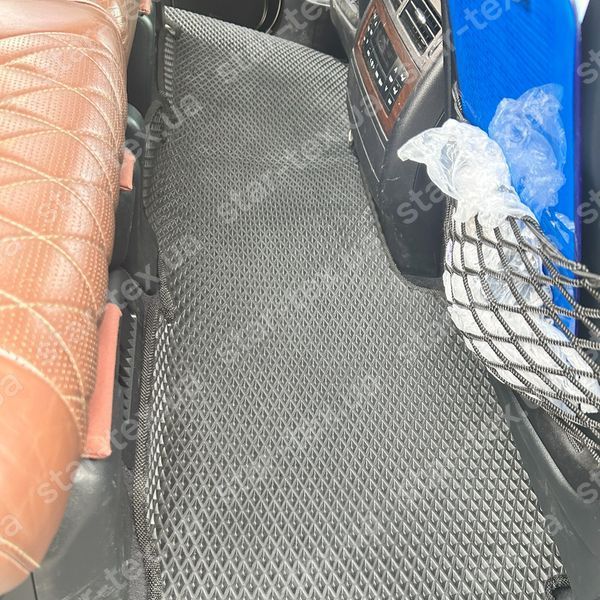 Комплект килимків EVA/Ромб до салону на Toyota Land Cruiser 200 (2015 - 2021) Чорний/Чорний 17344-01-21-41 зображення 13