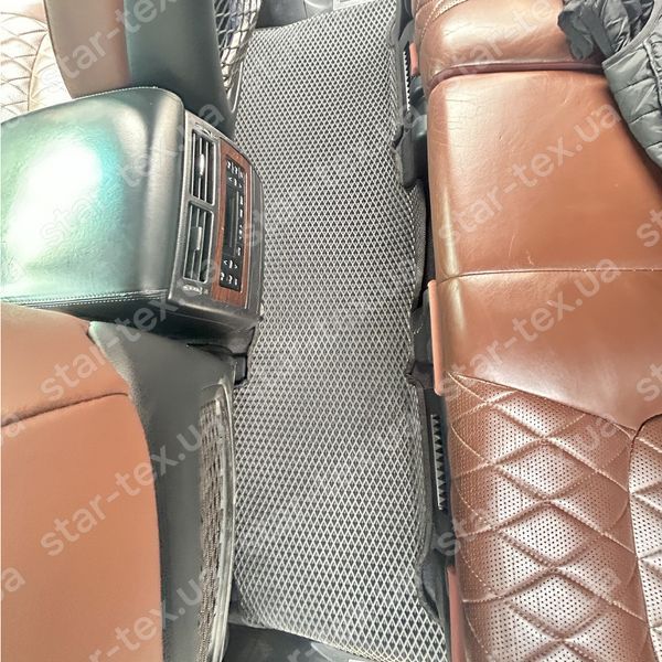 Комплект килимків EVA/Ромб до салону на Toyota Land Cruiser 200 (2015 - 2021) Чорний/Чорний 17344-01-21-41 зображення 22