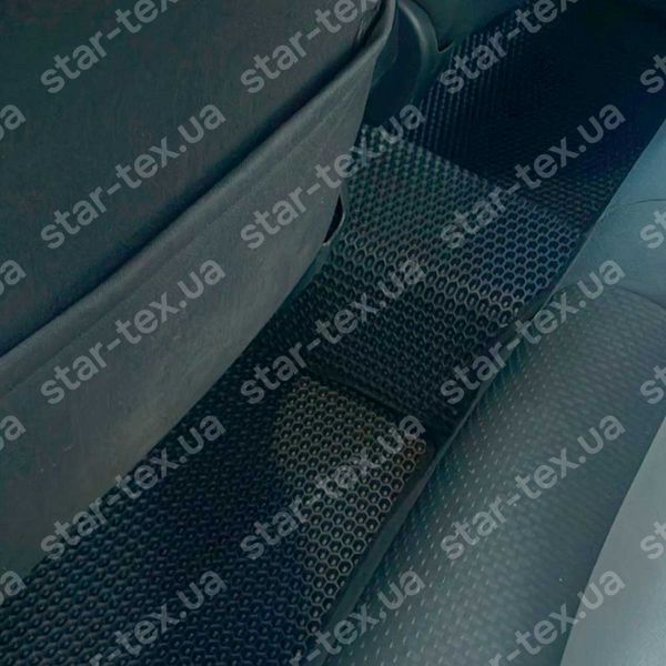 Комплект килимків EVA/Ромб до салону на Toyota Corolla IX (E120/130) (2002 - 2007) седан Чорний/Чорний 14798-01-21-41 зображення 4