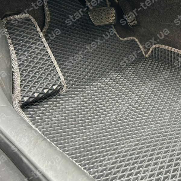 Комплект килимків EVA/Ромб до салону на Toyota Corolla IX (E120/130) (2002 - 2007) седан Чорний/Чорний 14798-01-21-41 зображення 8