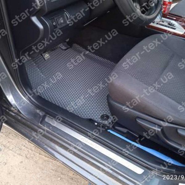 Комплект килимків EVA/Ромб до салону на Toyota Camry VII (XV50) (2011 - 2017) Чорний/Чорний 14029-01-21-41 зображення 3