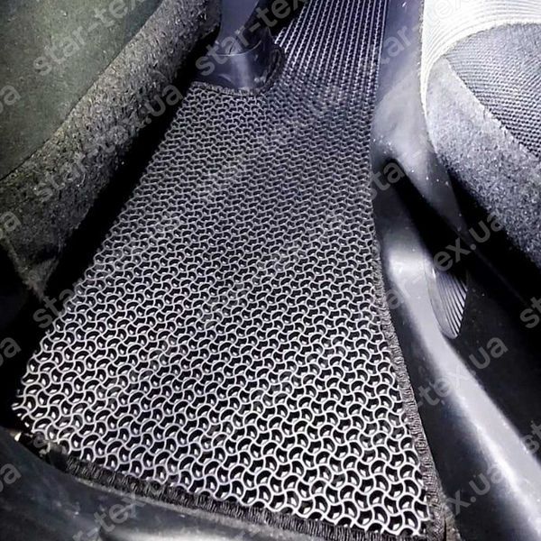 Комплект килимків EVA/Ромб до салону на Toyota Prius C (2011 - 2021) Чорний/Чорний 12924-01-21-41 зображення 3