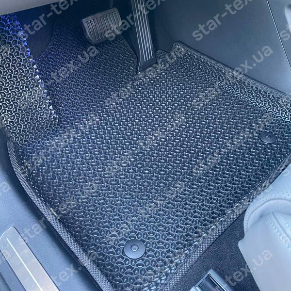 Комплект ковриков в салон на Zeekr 001 (2024 - ) EVA/Ромб Черный/Черный 17003-01-21-41 фото 26