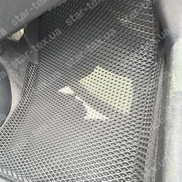 Комплект килимків EVA/Ромб до салону на Toyota Prius C (2011 - 2021) Чорний/Чорний 12924-01-21-41 зображення 18