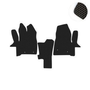 Комплект ковриков на 1-й ряд на Ford Transit VII (2014 - ) 1+1 EVA/Ромб Черный/Черный 14676-01-21-41 фото 1