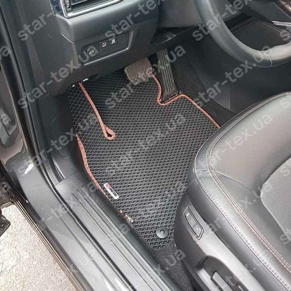 Комплект килимків до салону на Mazda CX-5 II (KF) (2016 - 2025) USA EVA/Ромб Чорний/Чорний 13785-01-21-41 зображення 2