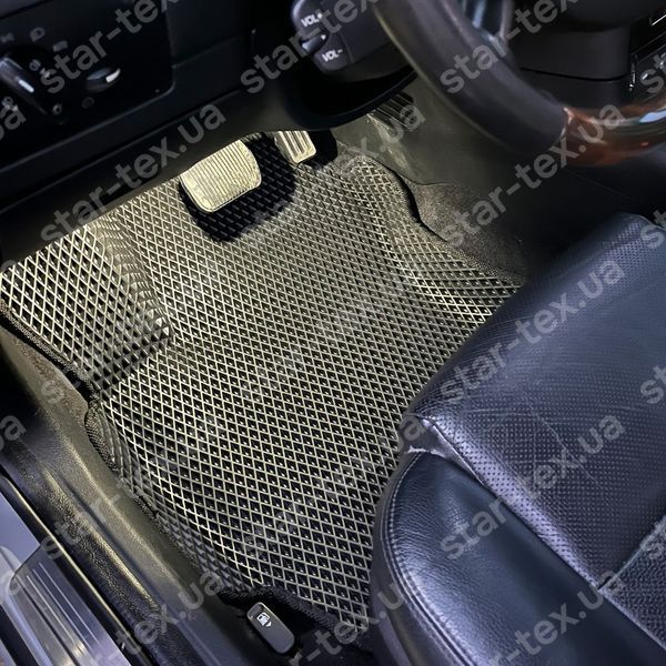 Комплект ковриков в салон на Ford Mondeo III (2000 - 2007) вариант 1 EVA/Ромб Черный/Черный 10721-01-21-41 фото 3