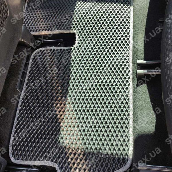 Комплект килимків EVA/Ромб до салону на Citroen C4 Grand Picasso I (2006 - 2010) Чорний/Чорний 13441-01-21-41 зображення 6