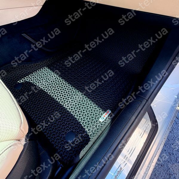 Комплект килимків EVA/Ромб до салону на BMW 7-Series F02 (2008 - 2015) Чорний/Чорний 13342-01-21-41 зображення 3