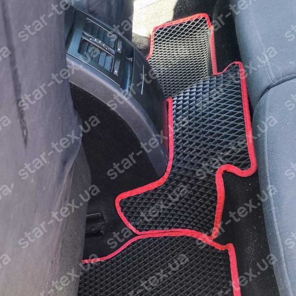Комплект килимків до салону на Skoda Octavia A5 (2004 - 2013) EVA/Ромб Чорний/Чорний 15761-01-21-41 зображення 20