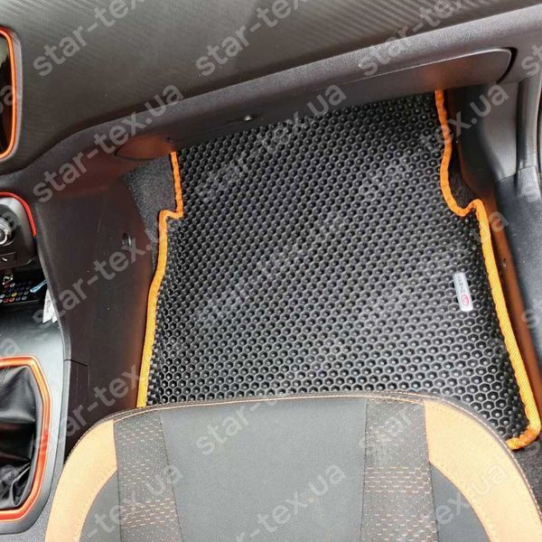 Комплект килимків EVA/Ромб до салону на Chery Tiggo 2 (2016 - ) Чорний/Чорний 13385-01-21-41 зображення 6