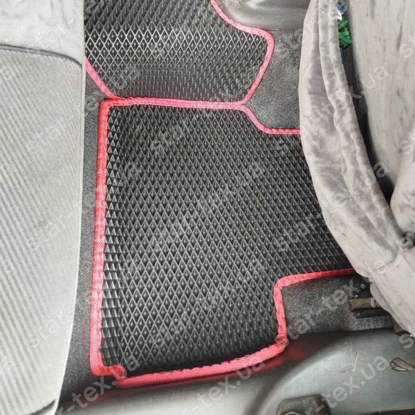 Комплект килимків EVA/Ромб до салону на Fiat Doblo I (2000 - 2010) Чорний/Чорний 15288-01-21-41 зображення 10