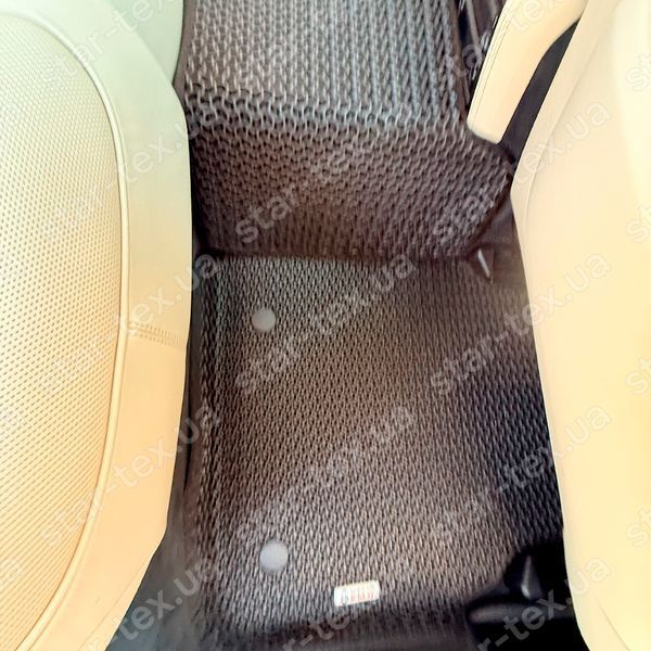 Комплект килимків EVA/Ромб до салону на BMW 7-Series F02 (2008 - 2015) Чорний/Чорний 13342-01-21-41 зображення 4
