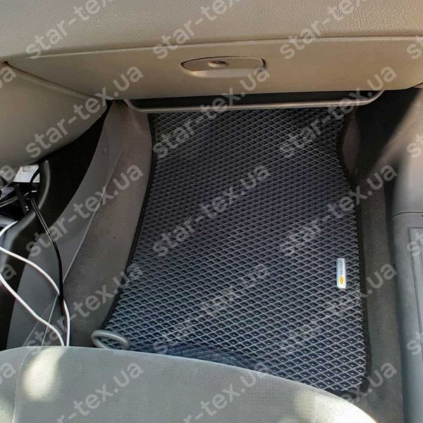 Комплект килимків до салону на Chevrolet Lacetti (2003 - 2016) EVA/Ромб Чорний/Чорний 10416-01-21-41 зображення 7