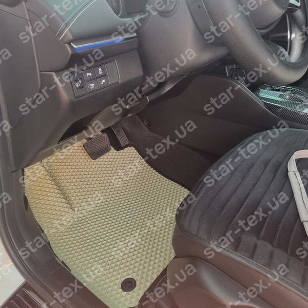 Комплект ковриков в салон на Honda e:NS1 (2021 - ) EVA/Ромб Черный/Черный 13600-01-21-41 фото 2