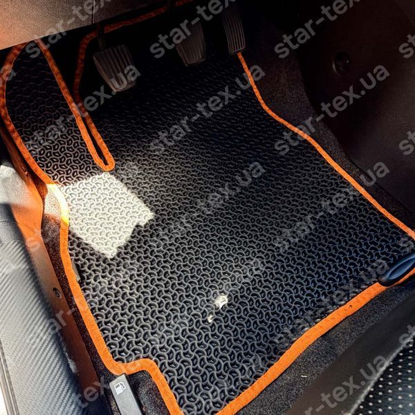 Комплект килимків EVA/Ромб до салону на Chery Tiggo 2 (2016 - ) Чорний/Чорний 13385-01-21-41 зображення 17