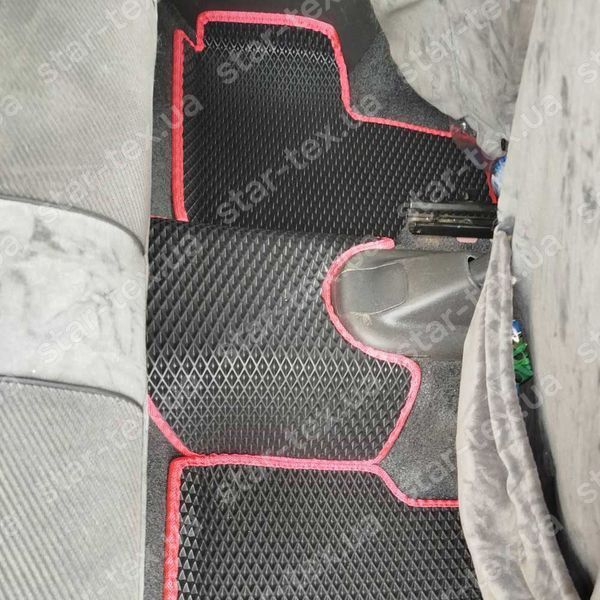 Комплект килимків EVA/Ромб до салону на Fiat Doblo I (2000 - 2010) Чорний/Чорний 15288-01-21-41 зображення 9