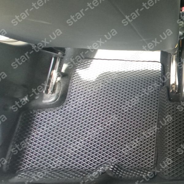 Комплект ковриков в салон на Dacia Logan I (2004 - 2012) EVA/Ромб Черный/Черный 10585-01-21-41 фото 25