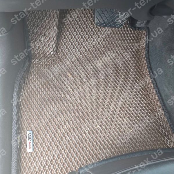 Комплект ковриков EVA/Ромб в салон на Audi A4 B8 (2007 - 2015) Черный/Черный 10077-01-21-41 фото 6