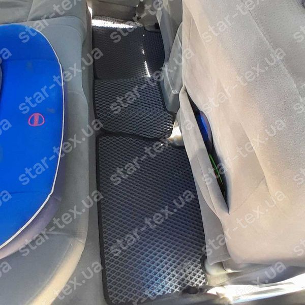 Комплект килимків до салону на Chevrolet Lacetti (2003 - 2016) EVA/Ромб Чорний/Чорний 10416-01-21-41 зображення 8
