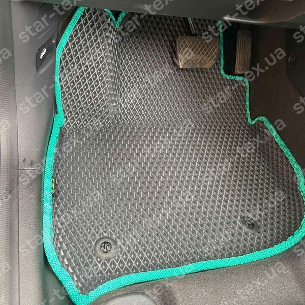 Комплект ковриков в салон на Honda e:NS1 (2021 - ) EVA/Ромб Черный/Черный 13600-01-21-41 фото 6
