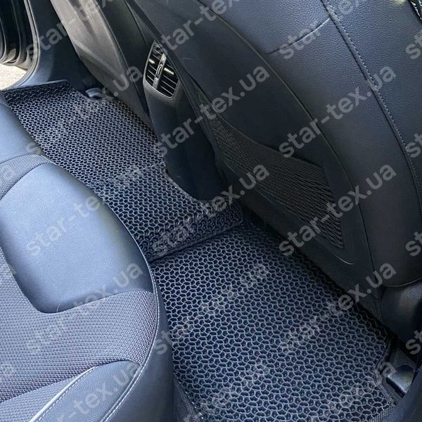 Комплект килимків до салону на KIA Niro EV (2018 - 2022) EU EVA/Ромб Чорний/Чорний 16695-01-21-41 зображення 24