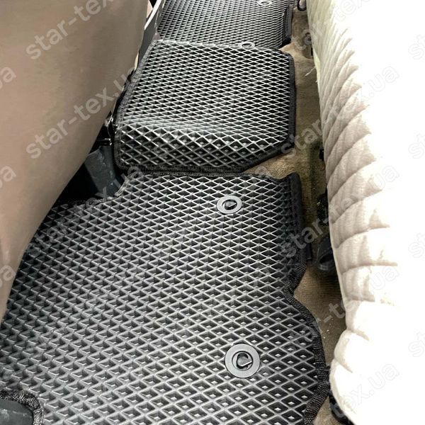 Комплект килимків EVA/Ромб до салону на Land Rover Discovery IV (L319) (2009 - 2016) Чорний/Чорний 11398-01-21-41 зображення 10