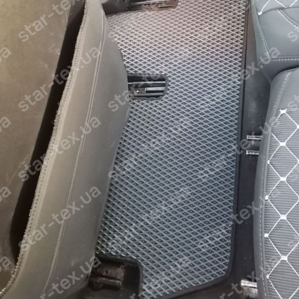 Комплект килимків EVA/Ромб до салону на Citroen C4 Grand Picasso I (2006 - 2010) Чорний/Чорний 13441-01-21-41 зображення 10