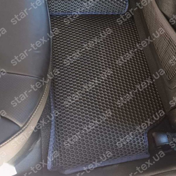 Комплект килимків до салону на KIA Niro EV (2018 - 2022) EU EVA/Ромб Чорний/Чорний 16695-01-21-41 зображення 30