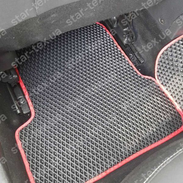 Комплект килимків до салону на Renault Megane III (2009 - 2015) седан комплектація Standart EVA/Ромб Чорний/Чорний 17171-01-21-41 зображення 4