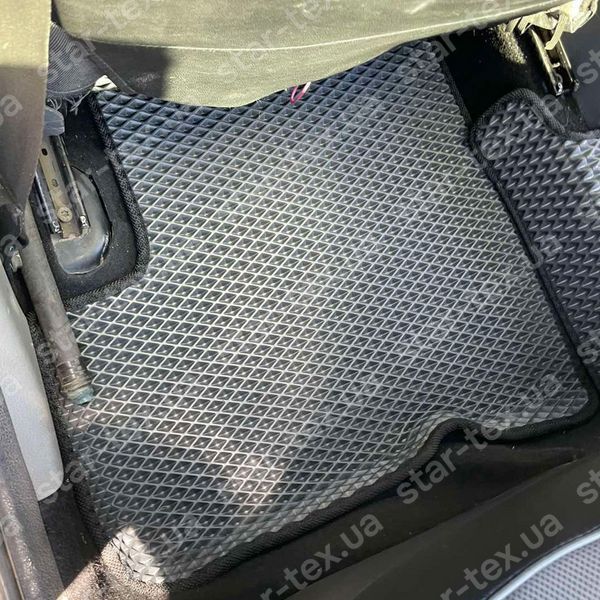 Комплект ковриков в салон на Dacia Logan I (2004 - 2012) EVA/Ромб Черный/Черный 10585-01-21-41 фото 13