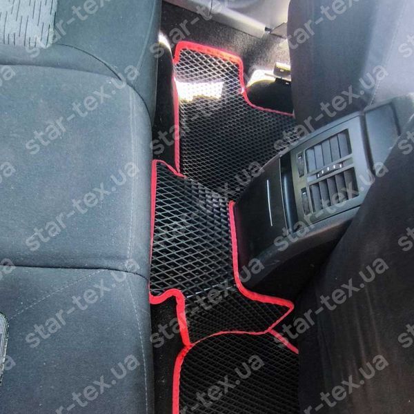Комплект килимків до салону на Skoda Octavia A5 (2004 - 2013) EVA/Ромб Чорний/Чорний 15761-01-21-41 зображення 18