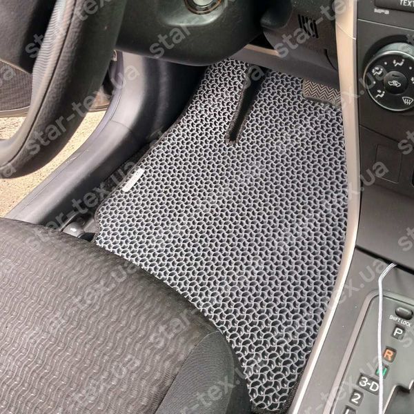 Комплект ковриков EVA/Ромб в салон на Toyota Corolla X (E140/E150) (2006 - 2013) EU Черный/Черный 14801-01-21-41 фото 12
