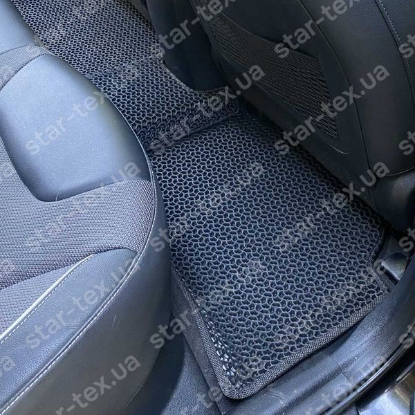 Комплект килимків до салону на KIA Niro EV (2018 - 2022) EU EVA/Ромб Чорний/Чорний 16695-01-21-41 зображення 23