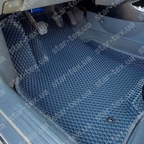 Комплект килимків до салону на Chevrolet Lacetti (2003 - 2016) EVA/Ромб Чорний/Чорний 10416-01-21-41 зображення 10