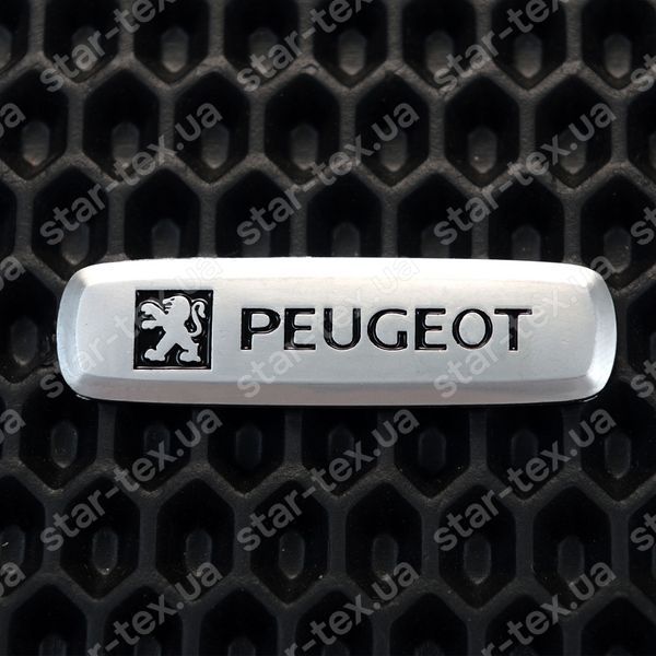 Металлический логотип для автомобильных ковриков Peugeot 17193-04-39-00 фото 2