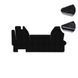Комплект ковриков в салон на Iveco Daily 5/6 (2011 - ) текстиль/Ciak Черный/Черный